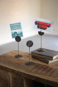 ROUND WIRE CARD STAND