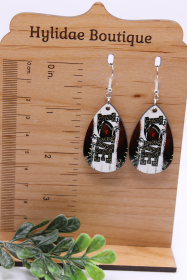 The Game Football Teardrop || Dangle Earrings