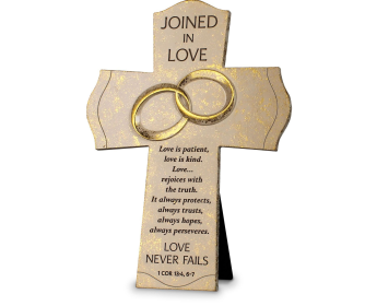Wall Cross Wedding Joined In Love