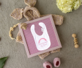 Baby Bib Pink Perfectly Made By God