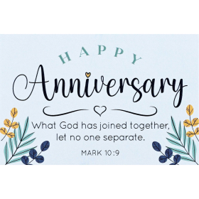 Itty Bitty Card Happy Anniversary