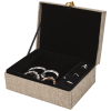 Large Linen Jewelry Box Planted In Love