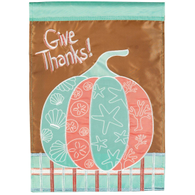 Coastal Thanksgiving Flag Poly