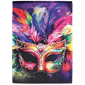 Flag Mardi Gras Mask 30x44