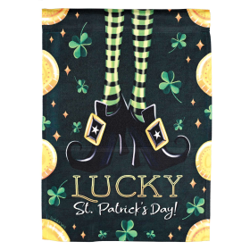 Flag Lucky St Patricks Day 13x18