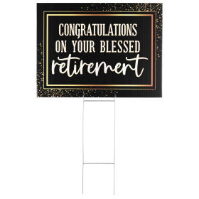 Yard Sign Retirement Congratulations