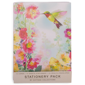 Stationery Set Hummingbird Blank Set