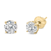 14K Yellow Gold 4.00 Cttw Lab Grown Diamond Earrings