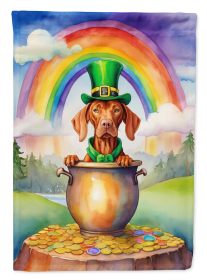 Vizsla St Patrick's Day House Flag