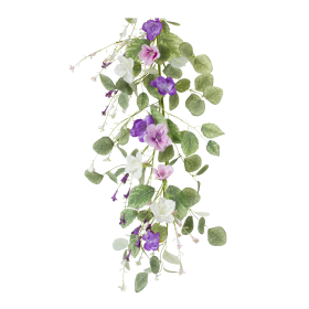 Lisianthus Garland (Set of 2) 5'L Polyester