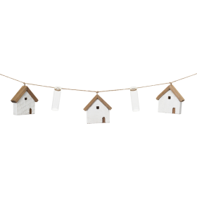 House and Tube Vase String Garland