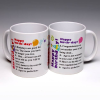 Whimsical Happy Birthday Mug