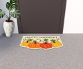 Beige and Orange Pumpkins Outdoor Thanksgiving Door Mat