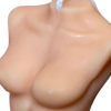 4" Natural Black Ice Scented Female Form Candle