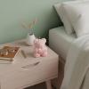 4" Pink Coconut Hibiscus Scented Teddy Bear Candle