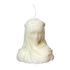 Ivory Rose Petals Scented Lady Candle Novelty Novelty