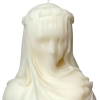 Ivory Rose Petals Scented Lady Candle Novelty Novelty