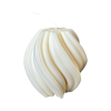 4" Ivory Day at the Spa Scented Candle