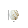 4" Ivory Day at the Spa Scented Candle