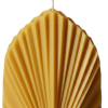 Gold Black Ice Scented Dimensional Palm Leaf Candle