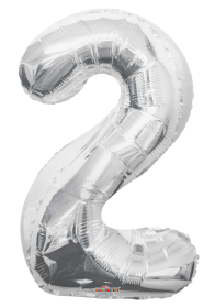 Silver #2 Mylar Balloon