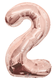 Rose Gold #2 Mylar Balloon