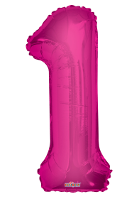 Hot Pink #1 Mylar Balloon