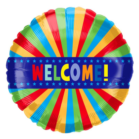 Welcome Mylar Balloon