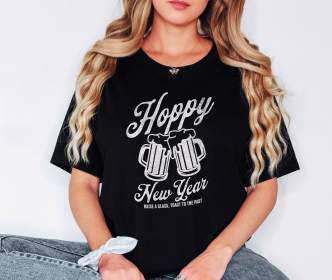 Hoppy New Year Funny Beer New Year's Eve Shirt