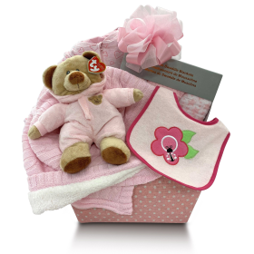 Baby Bundle of Love Baby Girl Gift Basket