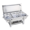 Stainless Steel Chafing Triple Tray Catering Dish Food Warmer