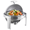 L Stainless Steel Chafing Food Warmer Catering Dish, Roll Top
