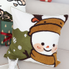 Festive Snowman Christmas Decorative Pillowcase