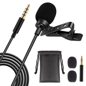 Lavalier Microphone Clip On Professional Grade