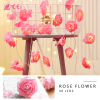 40 LEDs Rose Flower String Lights