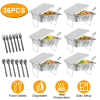 36Pcs Disposable Chafing Dish Buffet Set