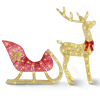 Christmas Reindeer, Sleigh Indoor Outdoor Christmas Decoration