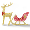 Christmas Reindeer, Sleigh Indoor Outdoor Christmas Decoration
