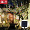 Solar Powered Meteor Shower String Lights