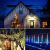 Solar Powered Meteor Shower String Lights