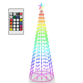 Smart Christmas Cone Tree Outdoor Lighted XMAS Tree Light