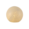 Lyra Glass Ball Lamp - White Speckle