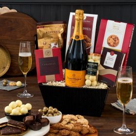 Champagne & Truffles Gift Basket - Veuve