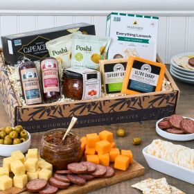 Deluxe Gourmet Meat and Cheese Sampler Gift