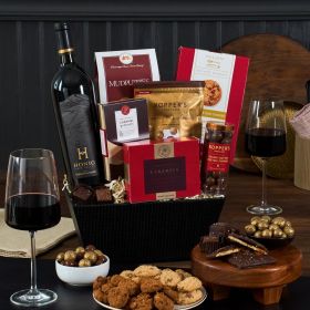 Red Wine & Dark Chocolate Gift Basket - Honig Napa Valley