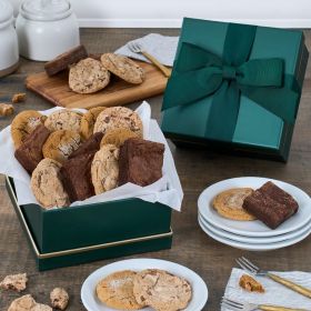 'Tis The Season Cookie and Brownie Bakery Gift Box - Small