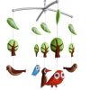 Baby Crib Mobile Birds Trees