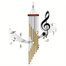 21.6 Inches Golden Vintage Wind Chime
