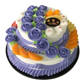Artificial Double-layer Cake Birthday Party Decoration