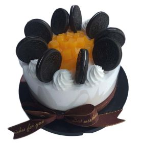 Artificial Fruit Cake Black Cookies Birthdayl Party Decoration